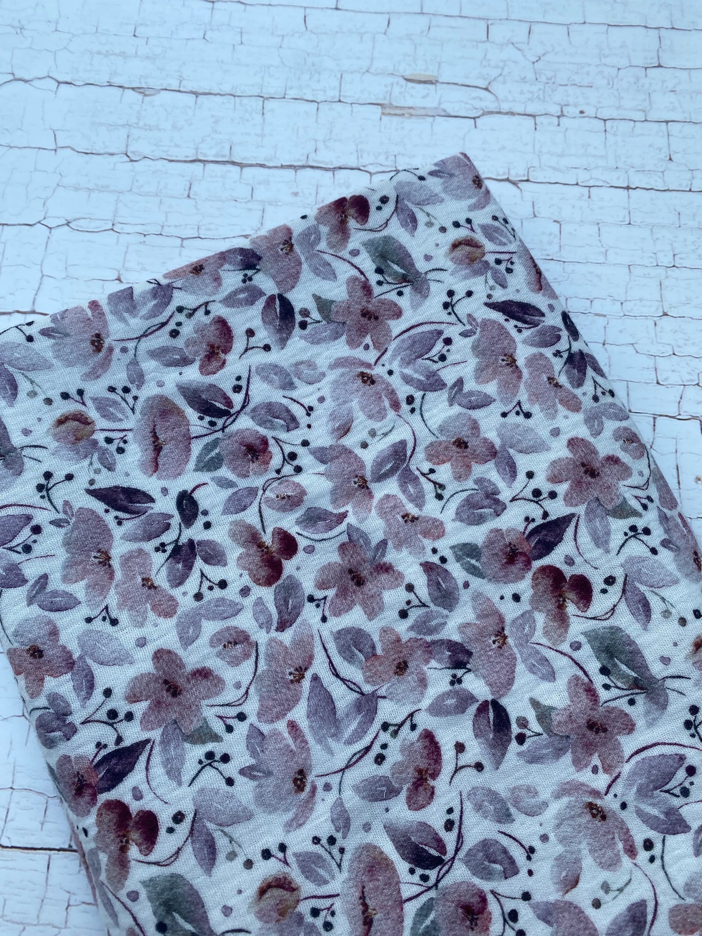 Musselintuch mit Blumenprint