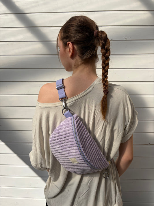 Bauchtasche pastellfarben flieder