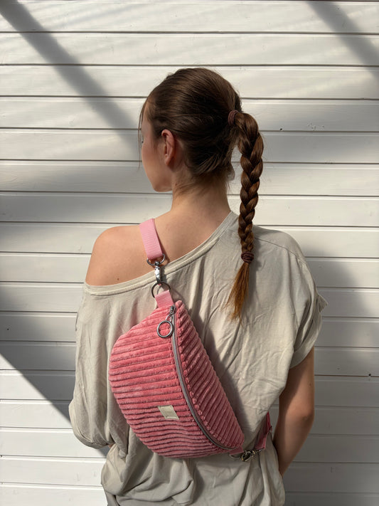 Bauchtasche pastellfarben rosa