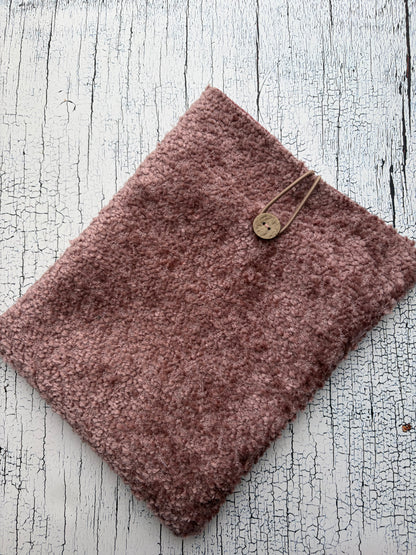 Bücherhülle Velvet-Bouclé