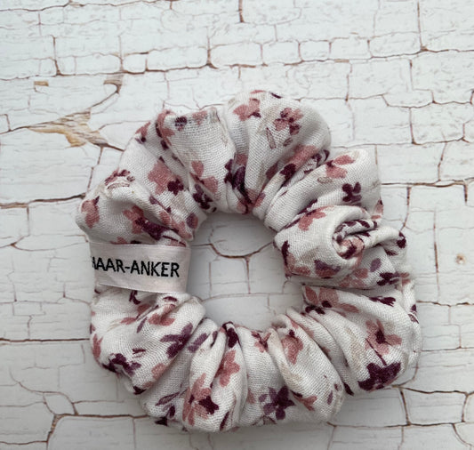 Scrunchie Musselin Blumenprint klein