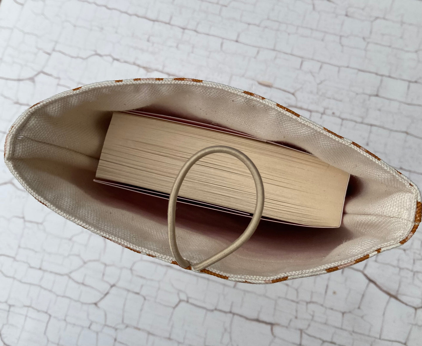 Bücherhülle aus Stoff Leoprint