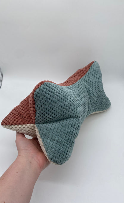 Leseknochen Bunt beige/mint/rost