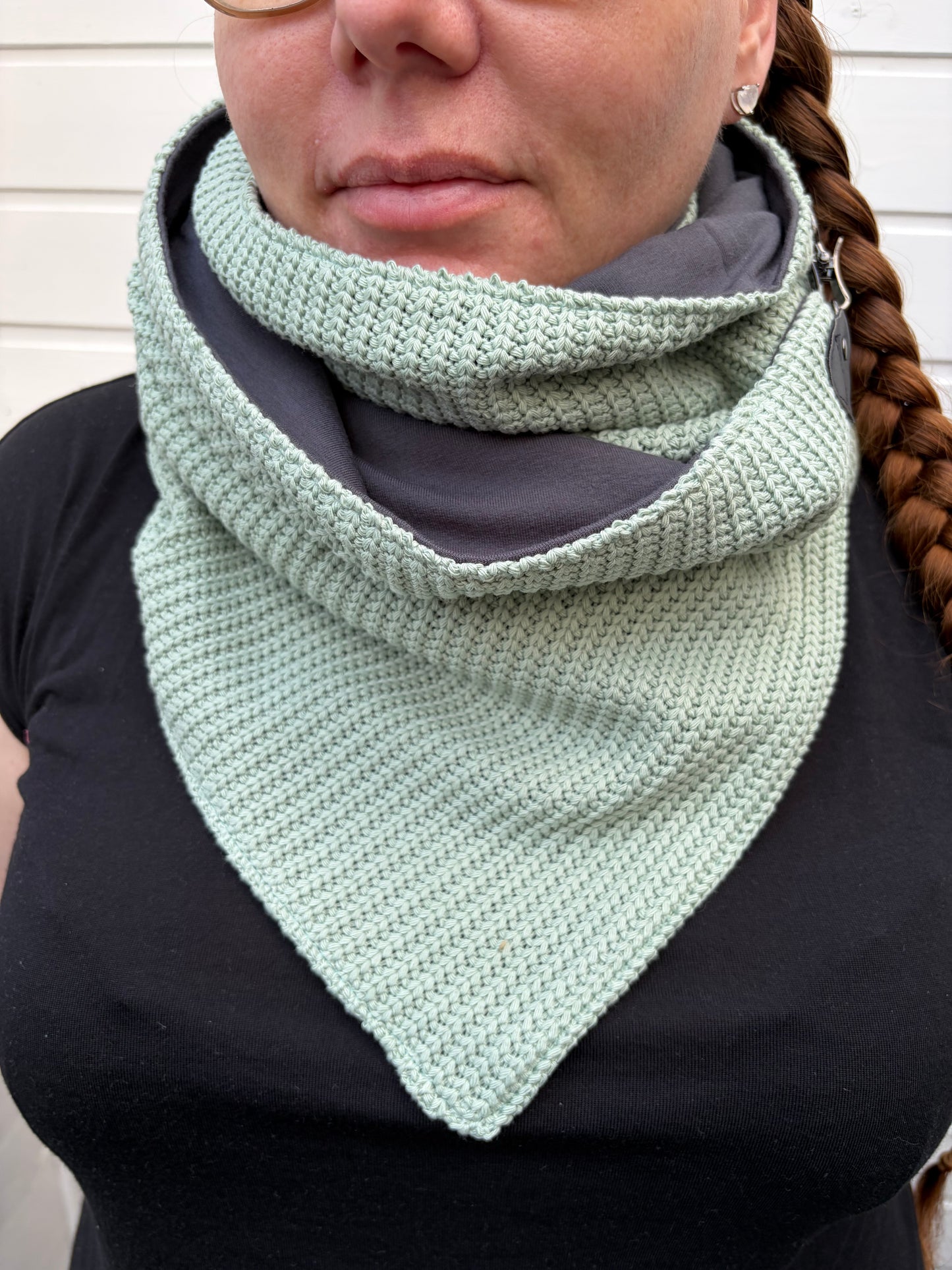 Wickelschal mit Karabiner Mint