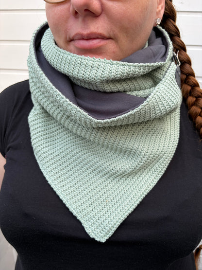 Wickelschal mit Karabiner Mint